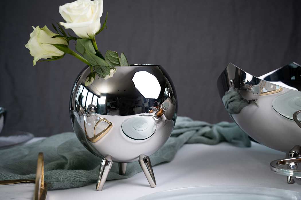 Trio Vase Round Flower & Decorative Vases